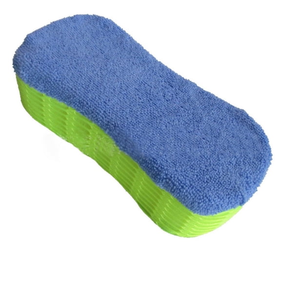 Clearance Mesh Fabric Dust-Removing Car Cleaning Pad/Sponge with Double-Layer, Machine Washable - for Car Exterior Polishing, Interior Cleaning, Dashboard Dusting, Window Wiping, Suitable for Cars