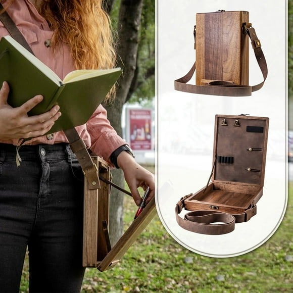 Messenger Wood Box Briefcase Style Messenger Box For The Eclectic Designers Creatives Architects