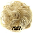 thumbnail image 1 of Clearance! Messy Hair Bun Hair Scrunchies Extension Curly Wavy Messy Synthetic Chignon for Women Hairpiece, 1 of 6