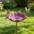 thumbnail image 1 of Clearance Metal Bird Bath for Outside, Garden Freestanding Birdbath & Birdfeeder, Bee Water Feeder with Flower Design, Bird Baths Feeder for Outdoors Garden Patio Yard Lawn Decor, 1 of 4
