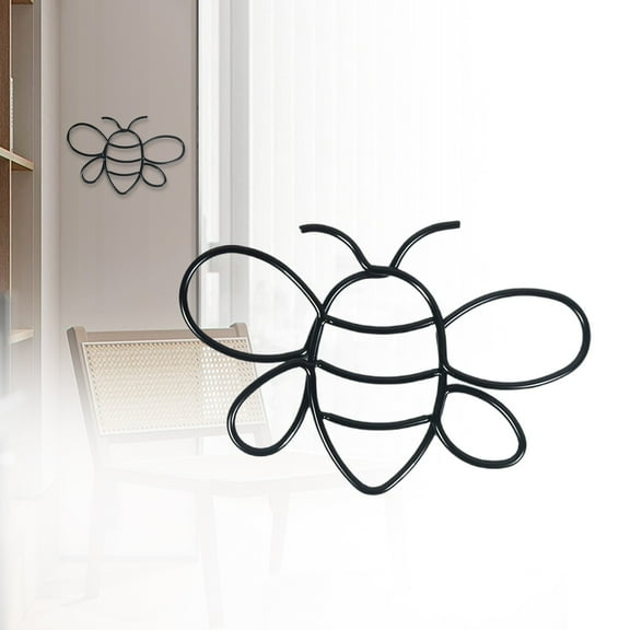 Clearance! Metal Wall Decor Metal Wall Art Heart Hanging Decorations Wire Flowers Decor Wall Decals for Kitchen Bathroom Indoor Outdoor Wedding Birthday