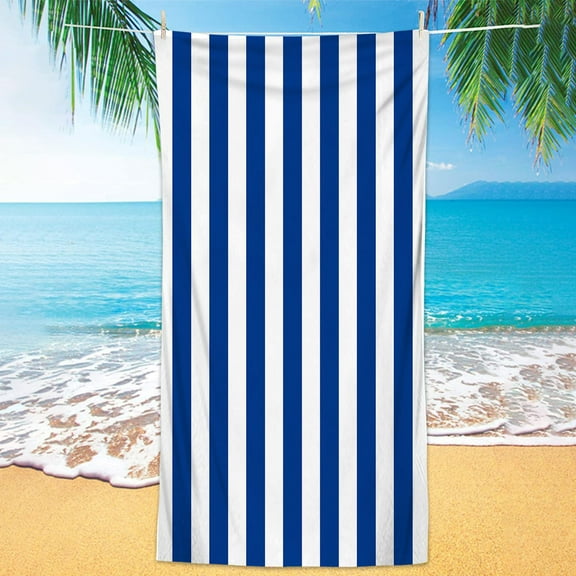 Clearance! Microfiber Thin Lightweight Beach Towel, 1PC 59*30" Sand Free Quick Dry Absorbent Compact Towels for Swimming Pool Camping Beach, Easy Pack Travel Things for Vacation Essentials Adult Gift