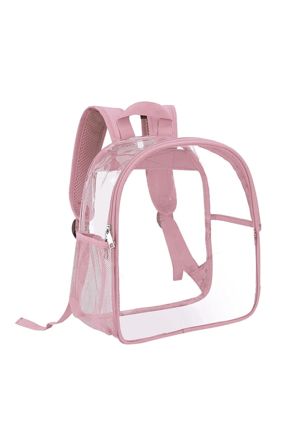Mini Clear Backpack,Small Transparent Beach Backpack for ren and Adults,See Through Waterproof Bookbag,Outdoor Pvc Storage Bag,Travel Daypack for Concert Sport Hiking