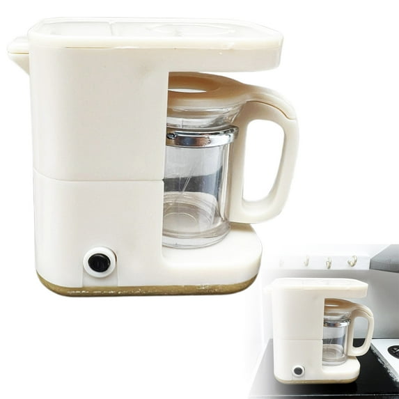 Clearance! Mini Model Coffee Machine: Compact and Adorable. Ideal for Coffee Lovers. Simulate Real Brewing Process. for Decoration 1 Desktop Ornament