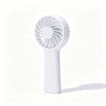 thumbnail image 1 of Clearance Mini Portable Fan, Compact with 3 Speeds, Handheld and Desktop Use with Stand, USB Rechargeable, Lightweight, Purple (for Travel and Personal Use), 1 of 7