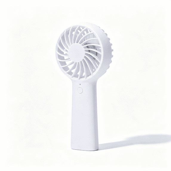Clearance Mini Portable Fan, Compact with 3 Speeds, Handheld and Desktop Use with Stand, USB Rechargeable, Lightweight, Purple (for Travel and Personal Use)