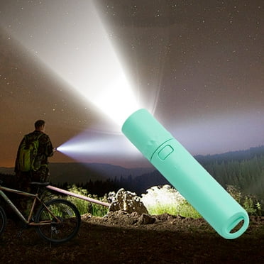 Clearance! Mini Small LED Flashlights, 3.7*0.8" USB Rechargeable Flash Lights, Ultralight Telescopic Zoomable Flashlights for Home, Emergency, Camping, Dog Walking, Bulk for Kids Gifts