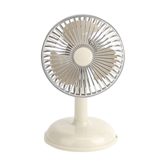 Hvmvliv Mini Standing Fan Desktop Charging Fan USB Charging Portable Small Fan Bedroom Desk Fan Summer Coolings Supply Mini Standing Fan Beige
