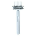 thumbnail image 1 of Clearance! Miyuadkai Comb Cleaning Brush Hair Brush Cleaner Tool Comb Cleaning Hairbrush 2 in 1 Hair Brush Cleaning Tool Embedded Comb Hair Brush Rake Removing Hair Dust Cleaning Brush on Sale Blue, 1 of 9