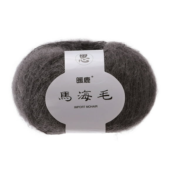 Clearance! Miyuadkai Yarn Soft Mohair Knitting Wool Yarn Diy Shawl Scarf Crochet Thread Supplie H