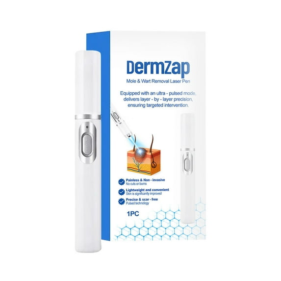 2025 New Mo®le &Wa®rt Removal Laser Pen Dermzap Non-Invasive Skin Blemish Pen Equpped with an ulta-pulsed mode delivers layer-by-layer precision ensuing targeted intervention