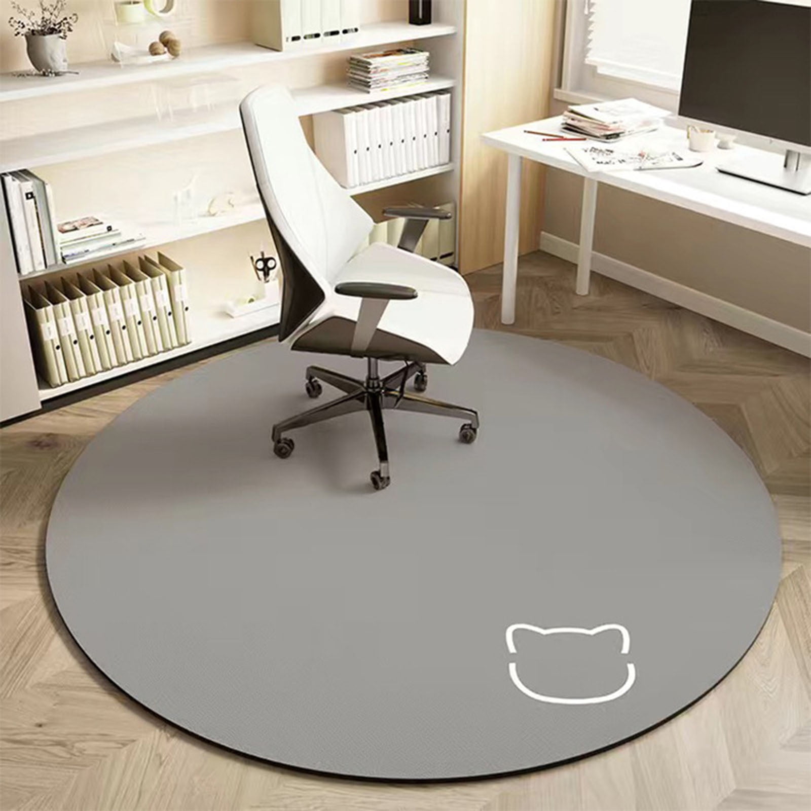 Clearance Modern Circular Floor Mat, Living Room, Bedroom, Bedside