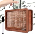 thumbnail image 1 of Clearance!Money Saving Box 2025 New Wooden Money Box Cash Wooden Savings Box Wooden Cash Money Box With Counter Coin Counter Bank Box With Money for Bedroom, Living room, 1 of 5