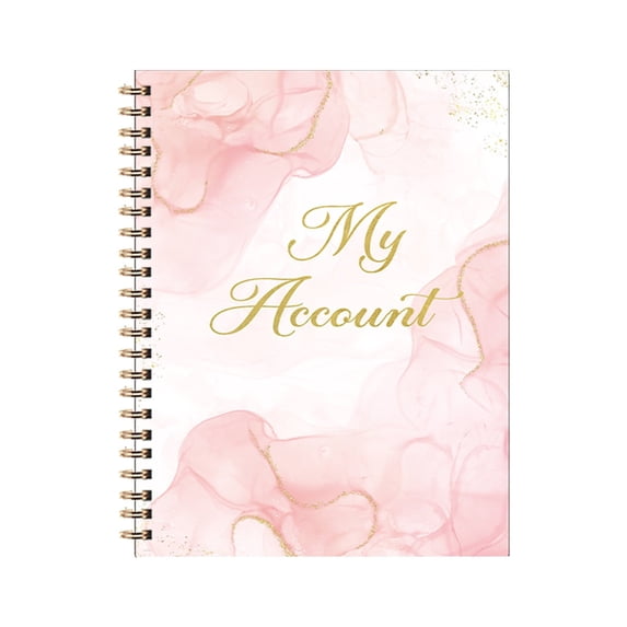 Clearance! Monthly Bill Organizer Notebook — Expense Diary with Pockets, Perfect for Home Budget Control and Financial Planning