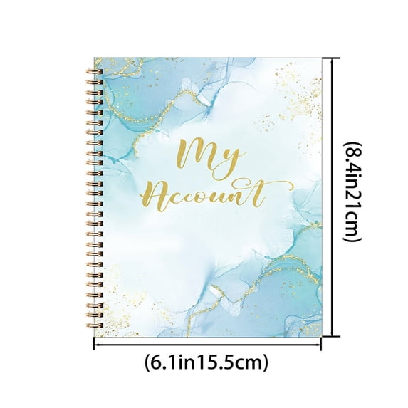 Clearance! Monthly Bill Organizer Notebook — Expense Diary with Pockets, Perfect for Home Budget Control and Financial Planning