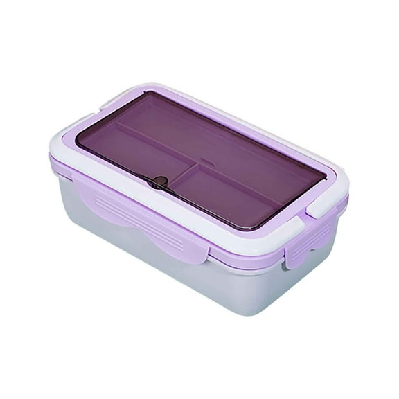 Moocorvic Bento Lunch Box for Insulated Food Storage with Compartment, Leakpoof Lunch Containers for Adults (Purple)
