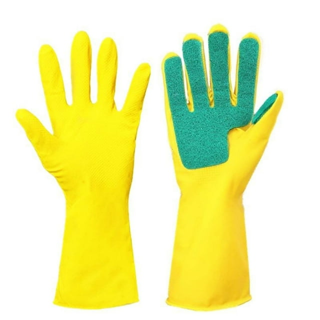 Clearance!Moqsnm Right Hand Scouring Gloves Dishwashing Cleaning Cloth