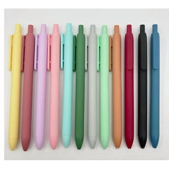 Clearance! Morandi Retro Press Neutral Pen Black Ink Gel Pens Ballpoint Pens