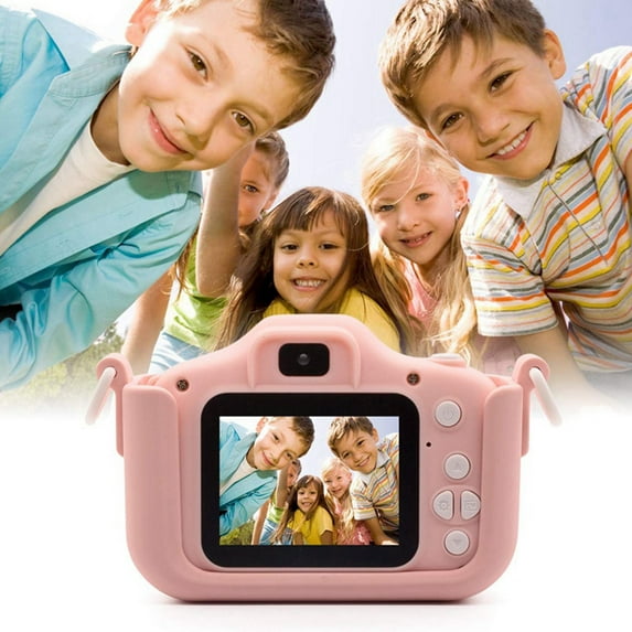 Clearance! Motion Camera, Kids Digital Camera For Kids Gifts Camera 2.0Inch Screen Rechargeable Front And Back Double Lens 2MP For Kids 3-10 Year Old