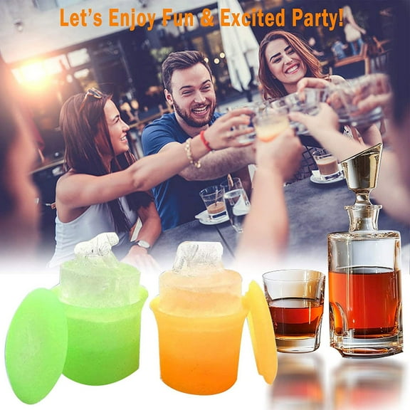 Clearance! Mould Tray 3D Maker Animal Silicone Shape Ice Ice 2Pcs Kitchen，Dining & Bar