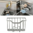 thumbnail image 1 of Clearance! Movable Kitchen Caddy Stainless Hanging Sponge Caddy Dish Sponge Brush Stopper Organizer Kitchen Sponge Holder Stainless Organizer for Cleaning Tools 1 Sink Drain, 1 of 7
