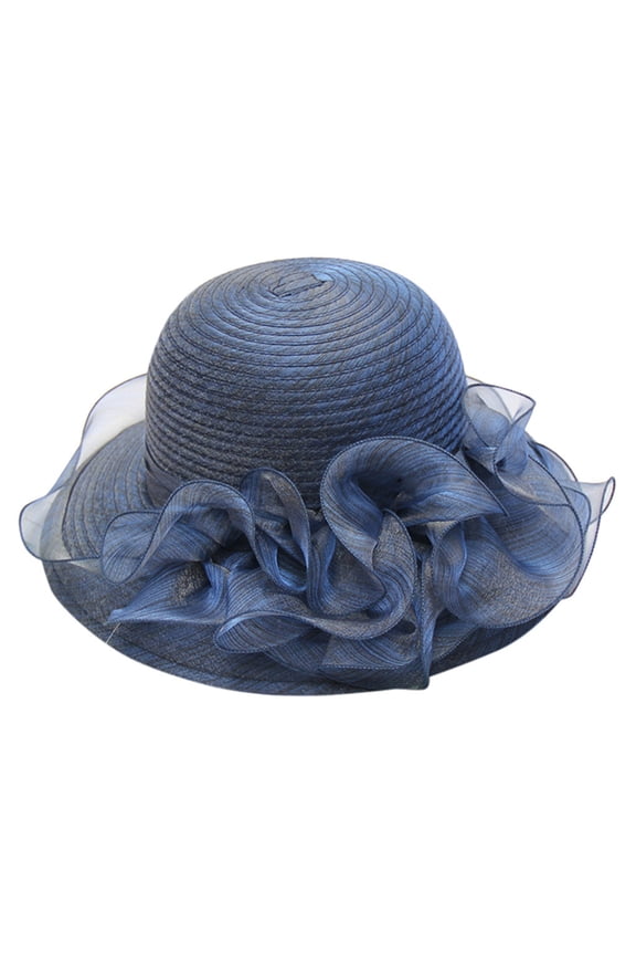 Clearance Msjuheg Fascinators Hats for Women Party Wedding Tea Fascinator Women's Hat Bridal Caps Party Hats Trucker Hat Hats for Women Birthday Hats Sun Hats for Women Z Navy One Size