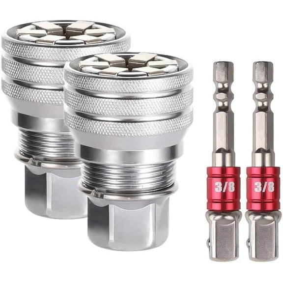 Clearance Multi-Function Universal Socket Wrench Tool - Universal Maintenance Tool, Adjustable Socket Wrench, Universal Socket Tool for 3/8" Drive Ratchet Torque Wrench & Power Drill (2 Pack)