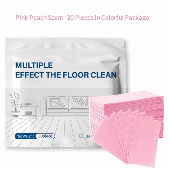 Clearance Multi-surface Floor Cleaning Tablets, 30PCS Floor Cleaning Tablets Multi- Surface Cleaner, Multiple Effect the floors Clean, Concentrated Cleaner for Hardwood, Tile, Laminate & More Pink