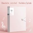 thumbnail image 1 of Multifunctional File Organizer,Clear Book Binder File Folder,Desktop Organizer for Office, A4 Paper Document Holder,Transparent Insert Folder,Portable Certificate Collection Folder,80 Pages, 1 of 16