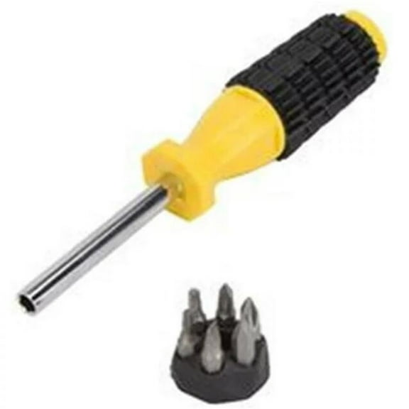 Clearance NANDIYNZHI 6 In 1 Screwdriver Set Flat Head Key Screwdriver Set Screwdriver Set Yellow