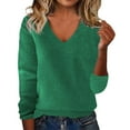 thumbnail image 1 of Clearance!NMMUED Lightweight Sweaters for Women, Knit Sweater for Women, Loose Sweaters for Women, Oversized Sweaters for Women, Spring Sweaters for Women 2025, Army Green L, 1 of 3