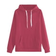 thumbnail image 1 of NMMUED Oversized Hoodies for Women, Y2k Hoodie, Womens Hoodies, Hoodies for Women, Lightweight Hoodies for Women, Hot Pink M, 1 of 4