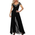 thumbnail image 1 of Clearance!NMMUED Wide Leg Jumpsuits for Women, Sleeveless Jumpsuits for Women, V Neck Jumpsuits for Women, Backless Jumpsuit for Women, One Piece Jumpsuits for Women, Black XXL, 1 of 6