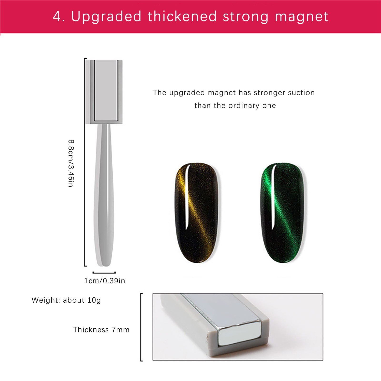 Clearance! Nail Pen Kitecy Mes Fees 3D Stick for Cat Eye Uv