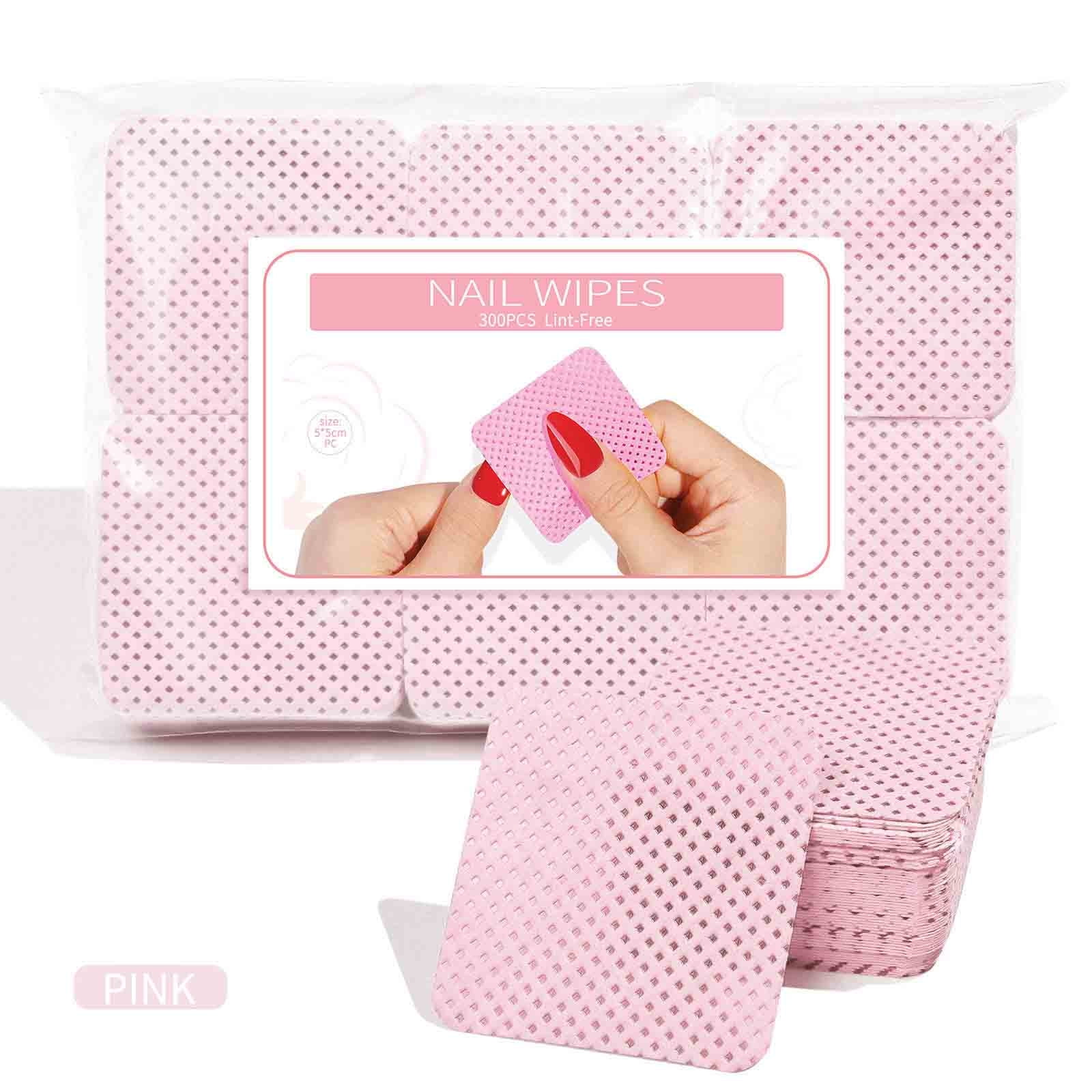 Clearance!Nail Polish Remover, Lint Free Nail Wipes 300PCS Acetone Nail Polish Remover Wipes