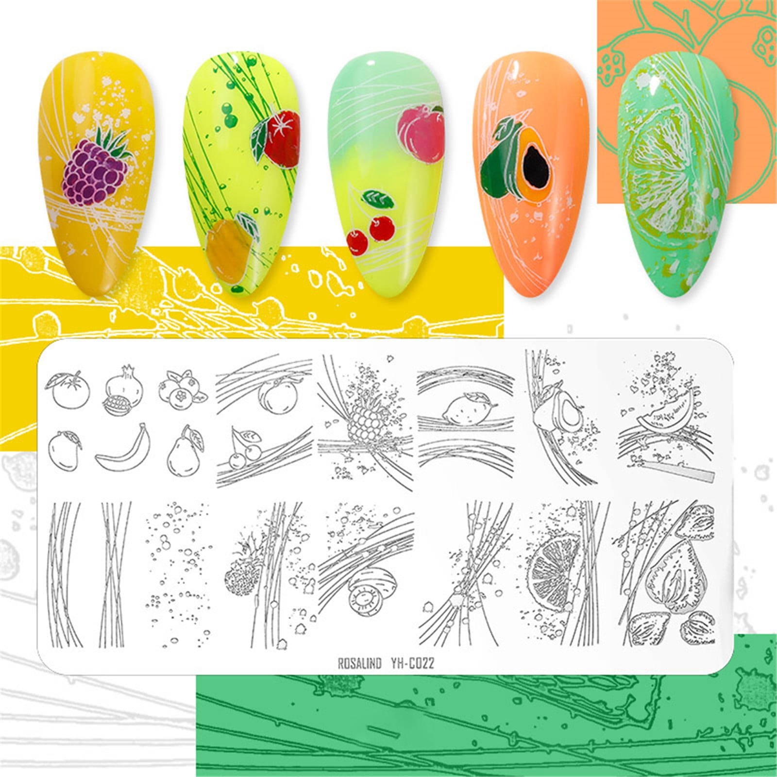 Clearance! Nail Stickers Kitecy Nail Stamp Plates Nail Art Plates Image