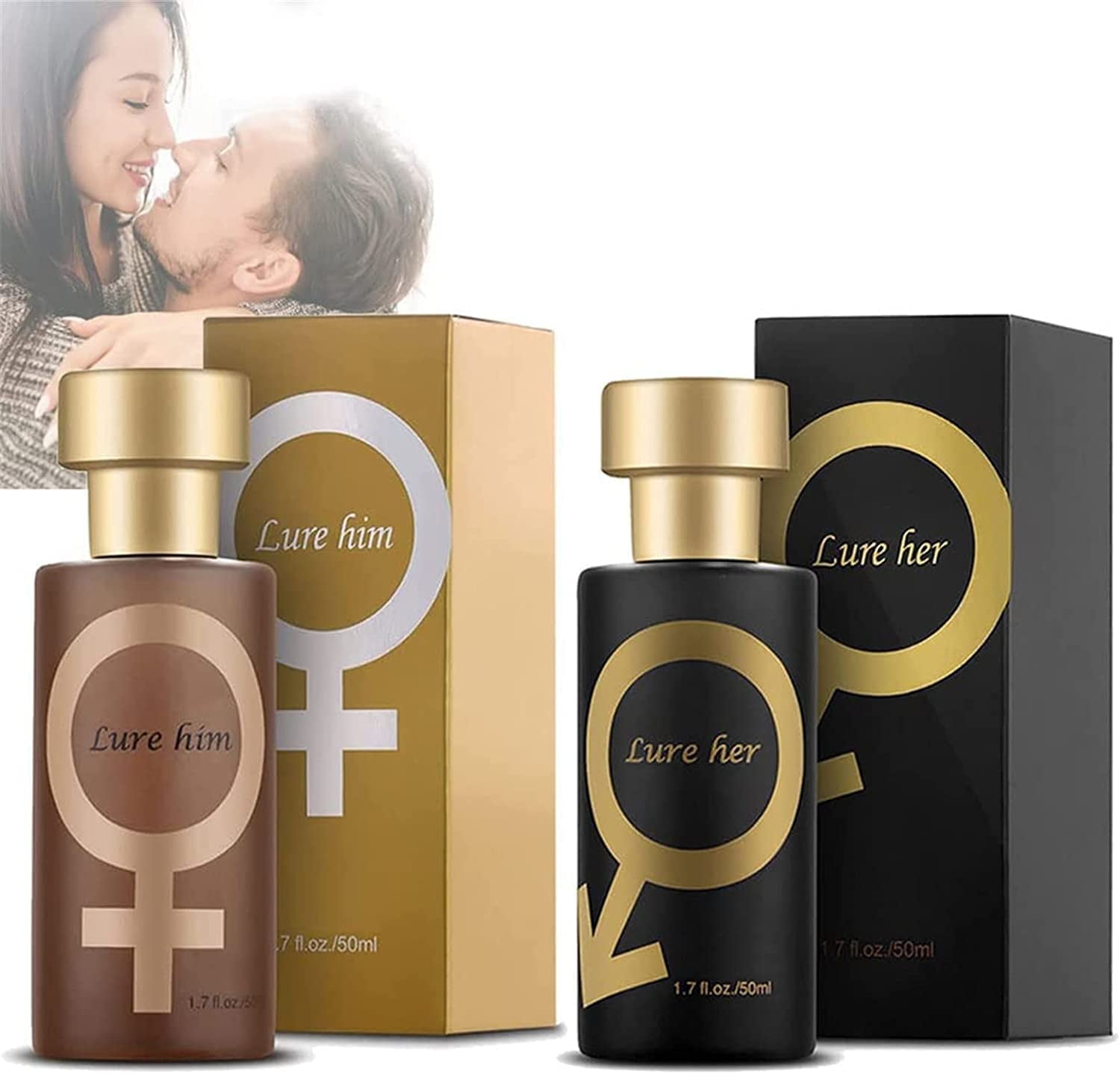 Clearance！Narenw Golden Lure Pheromone Perfume Spray For Women To Attract  Men Her Him Pheromones (Mixed)