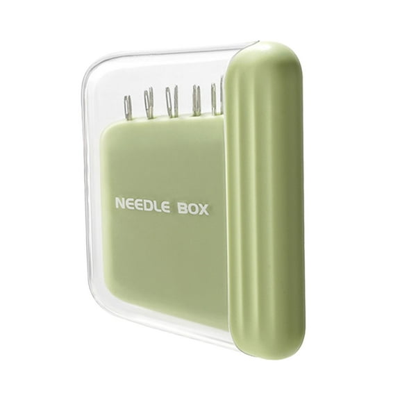 Clearance Needle and Thread Kit under $5,Mixed Color Hand Sewing Needles Set Portable Household Needle Box Easy Thread Needle Box For Clothes Repair Embroidery