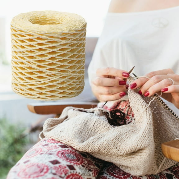 Clearance a Needleware under $5,Raffia For Crafts 150m Natural Raffia Yarn Raffia Yarn For Crocheting Raffia Paper Ribbon Natural Raffia Spool For Making Beach Bags Gift Wrapping Decorations Fe