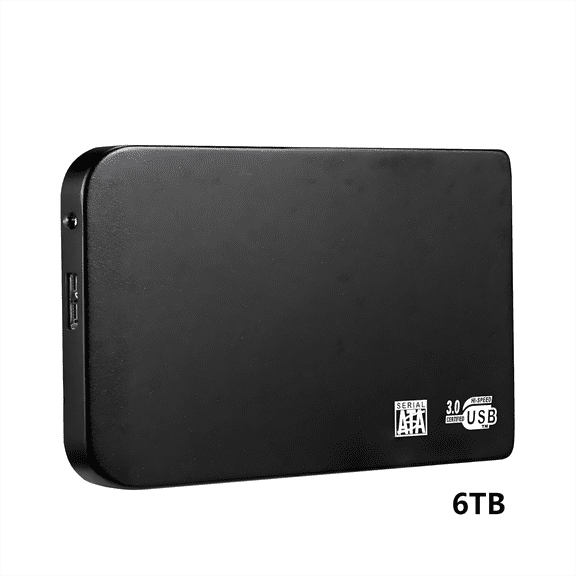 Clearance!New 6TB Portable Mobile External Usb Hard Drive, Slim Hard Disk Memory Expansion Device Usb 3.0, Suitable For Storage And Backup Work Pc, And Laptop Computers