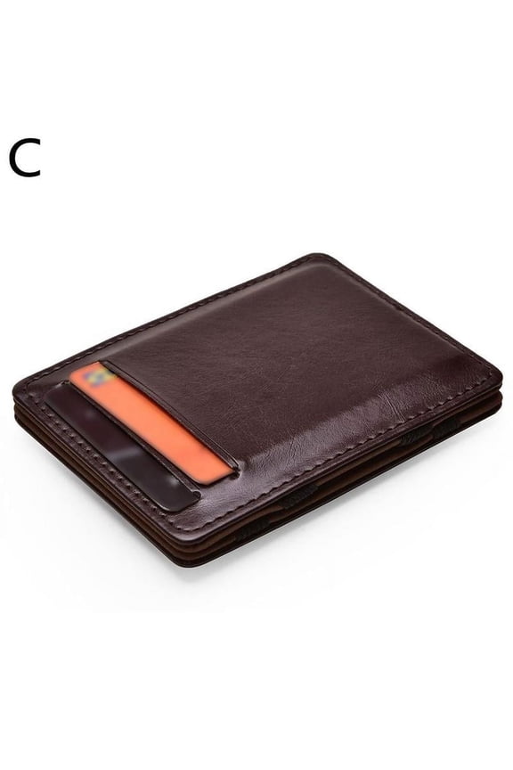 Clearance! New Mens Magic Wallet Business Card Case with Bank Card Holder Compact and ыρ (и J8N5