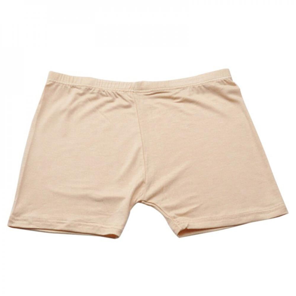 Fashion (B Skin Color)Women Safety Short Pants Soft Solid Shorts