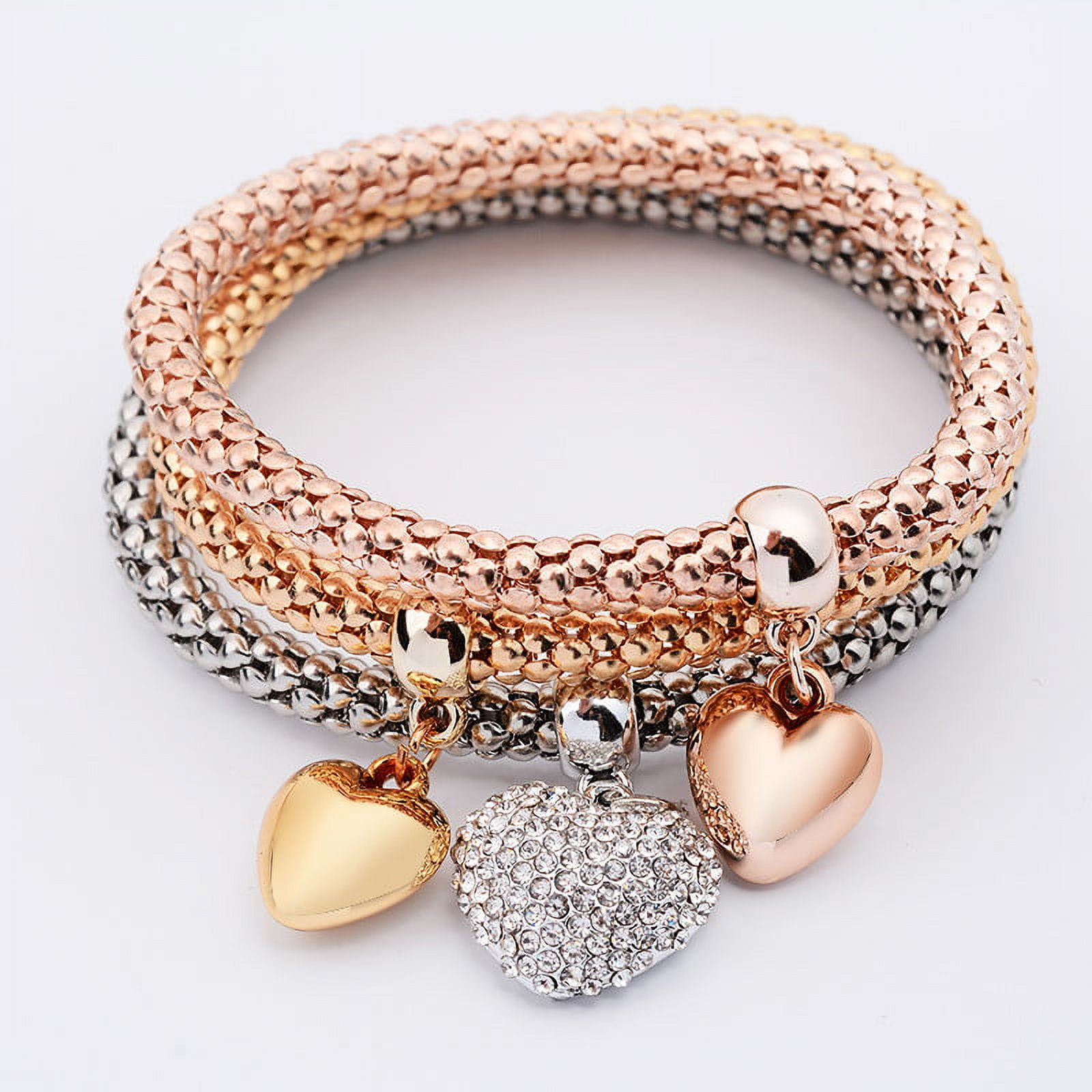 Clearance！ Niahfd Gold Bracelets for Women Fashion Charm Pulseiras