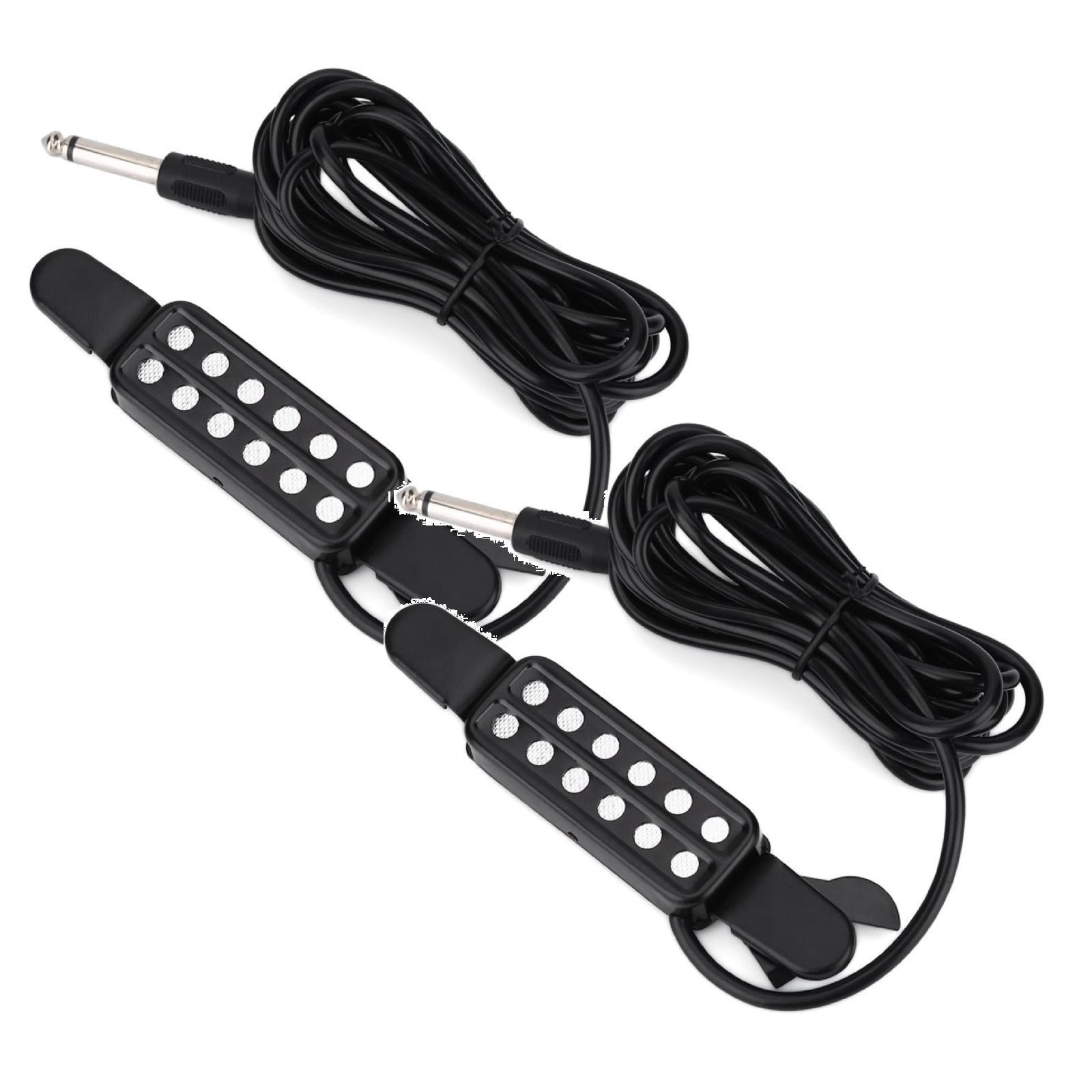 Clearance Nohole pickup under $20,Classic Acoustic Guitar Pickup Transducer Amplifier Guitar Pickup Soundhole Pickup For Guitar Parts Accessories Noise 2PC