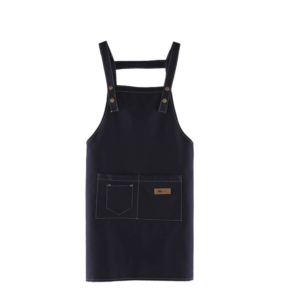 Clearance! Nomeni Aprons for Women with Pockets All Pure Polyester Cotton Canvas Apron Advertising Logo Printing Manicure Waist Home Kitchen Restaurant Work Clothes Kitchen Essentials