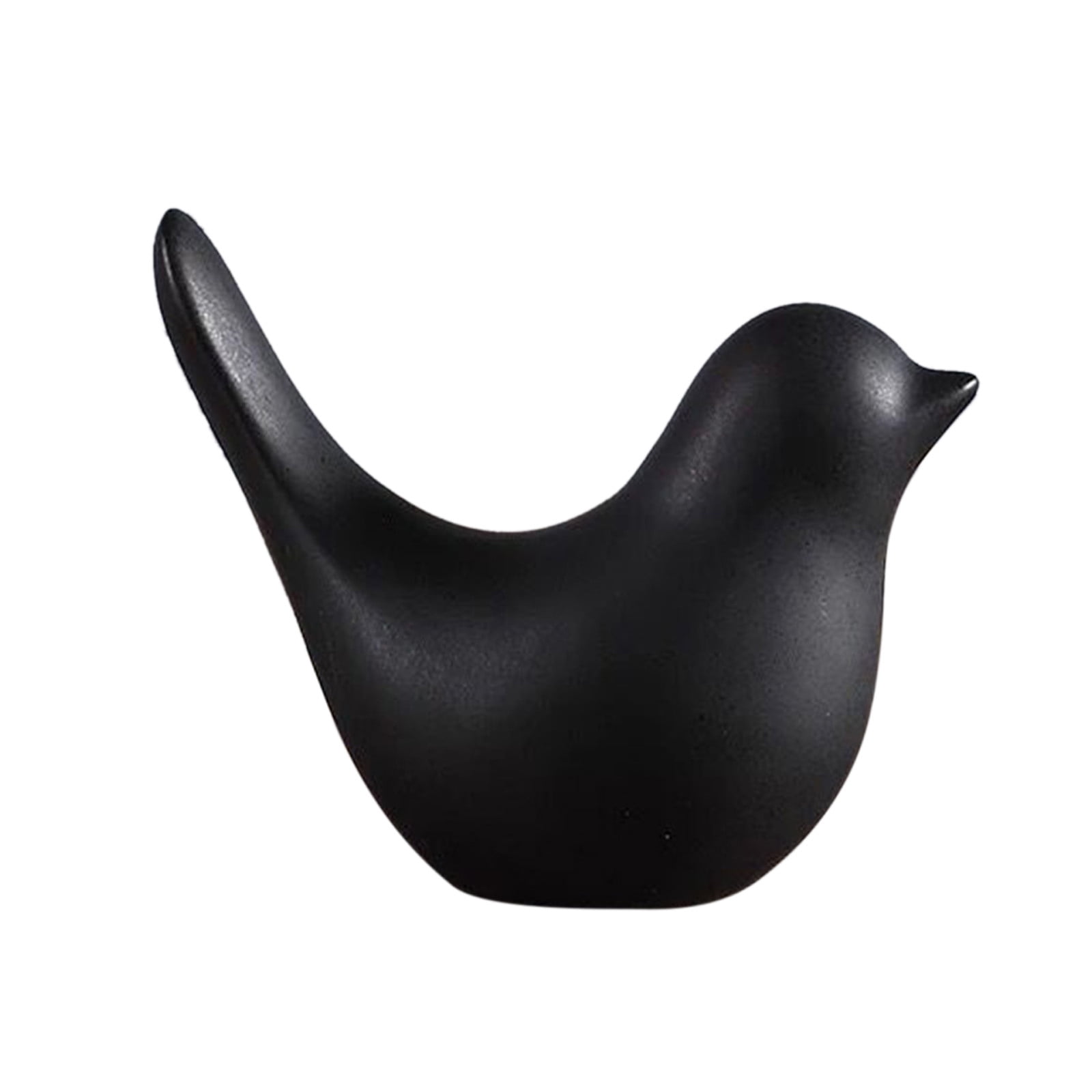 Clearance! Nomeni Desk Decor Creative Black White Ceramic Bird Ornaments Modern Minimalist