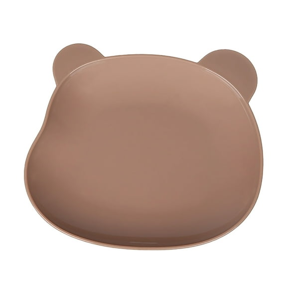 Clearance! Nomeni Flatware Cartoon Bear Home Spit Bone Dish Snack Plate Dining Table Small Plate Spit Bone Spit Living Room Fruit Snack Plate Kitchen Essentials Brown