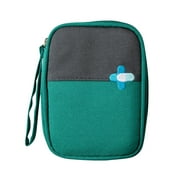 Clearance! Nomeni Mini Medicine Portable First Aid-Medical Kit Travel Outdoor Camping Mini Medicine Bag Survival Home Essentials Green