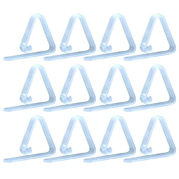 Clearance! Nomeni Securing Clip 12 Pieces Transparent Clear Tablecloth Clips Plastic Table Cloth Clips Table Clips Tablecloth Holders Clips Picnic Party Tablecloth Fix Home Essentials Clear
