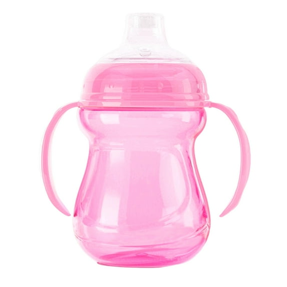 Clearance! Nomeni Sippy Cups 240 Ml Wide Caliber Pp Baby Bottle with Handle Anti Drop Anti Flatulence Plastic Baby Bottle Home Essentials